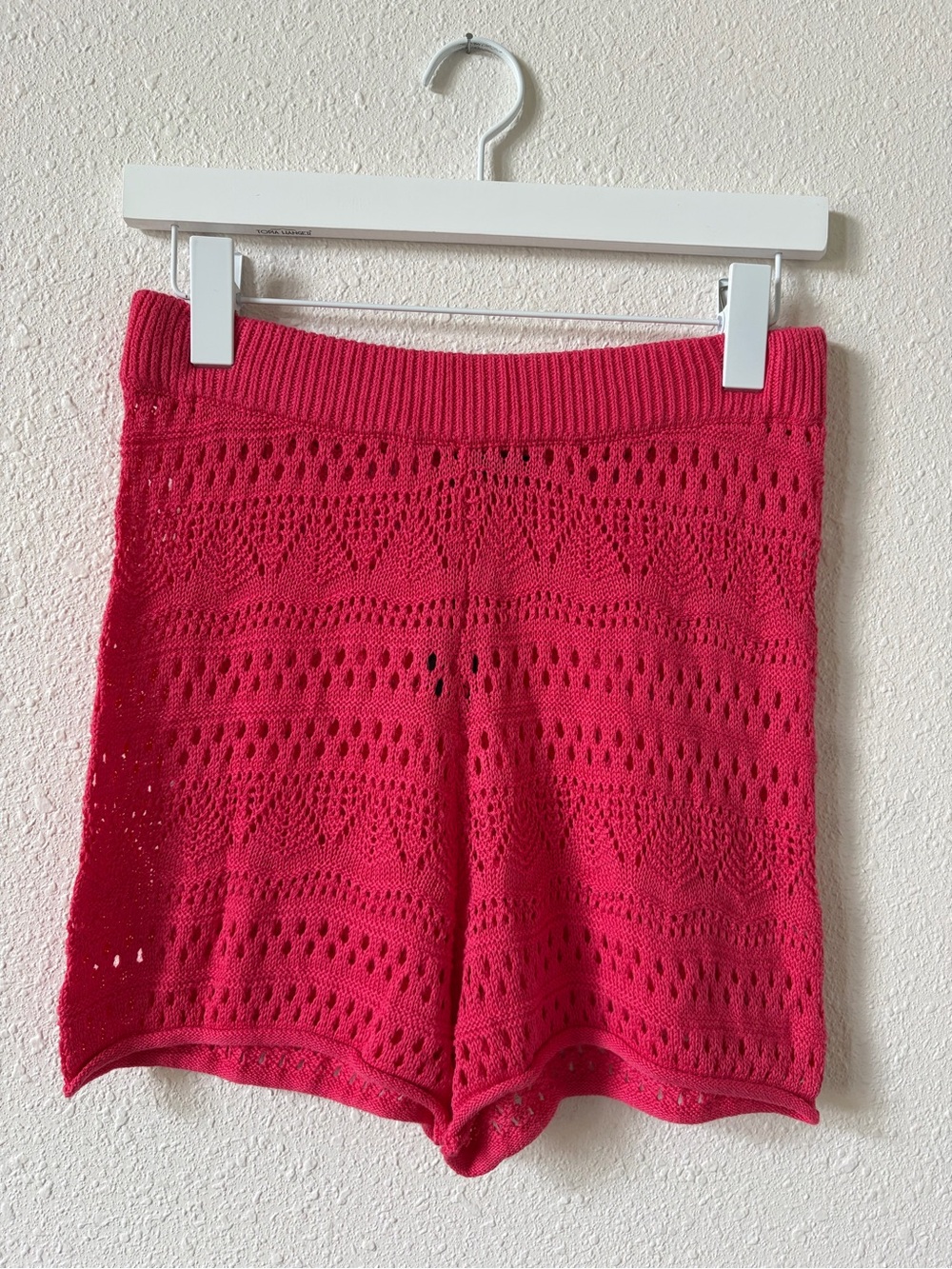 Bobi Black Los Angeles Crochet Shorts Size Small Watermelon Coastal Casual